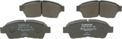 BOSCH 0 986 495 257 - Brake Pad Set, disc brake www.autospares.lv