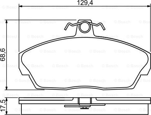 BOSCH 0 986 495 228 - Тормозные колодки, дисковые, комплект www.autospares.lv