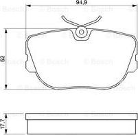 ATE 602811 - Bremžu uzliku kompl., Disku bremzes www.autospares.lv