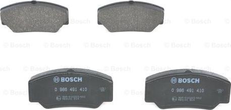 BOSCH 0 986 491 410 - Bremžu uzliku kompl., Disku bremzes www.autospares.lv