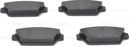 BOSCH 0 986 491 250 - Brake Pad Set, disc brake www.autospares.lv