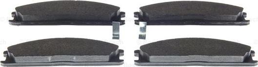 BOSCH 0 986 493 480 - Brake Pad Set, disc brake www.autospares.lv