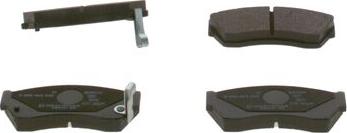 BOSCH 0 986 493 340 - Brake Pad Set, disc brake www.autospares.lv