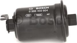 BOSCH 0 986 450 604 - Degvielas filtrs autospares.lv