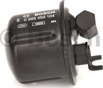 BOSCH 0 986 450 104 - Топливный фильтр www.autospares.lv