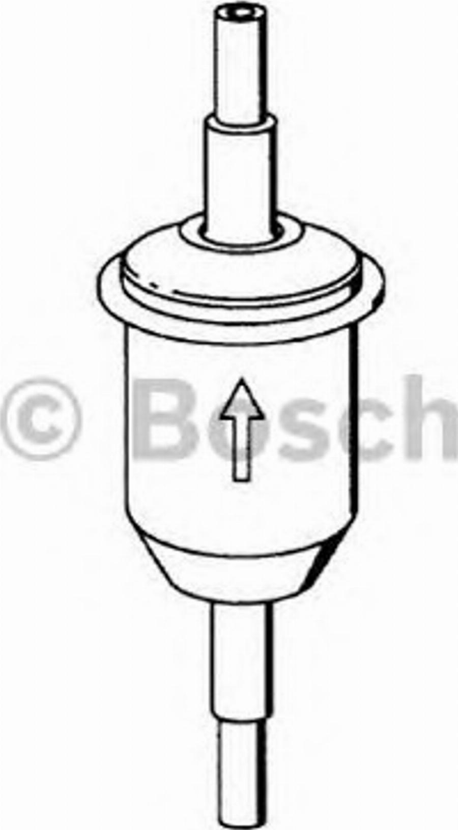 BOSCH 0986450101 - Degvielas filtrs www.autospares.lv