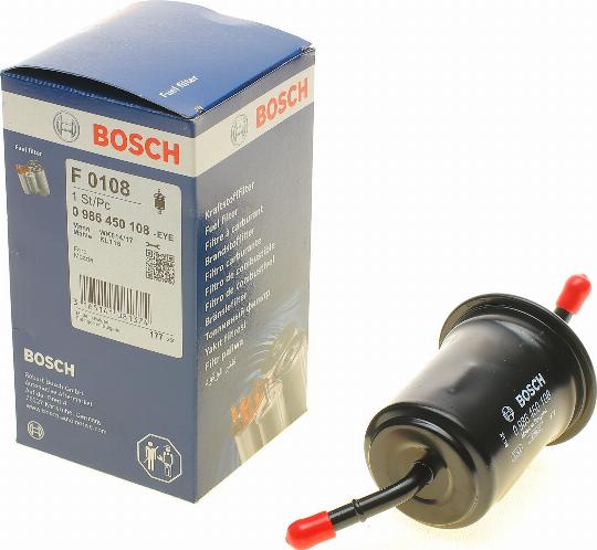 BOSCH 0 986 450 108 - Топливный фильтр www.autospares.lv