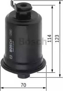 BOSCH 0 986 450 111 - Degvielas filtrs www.autospares.lv