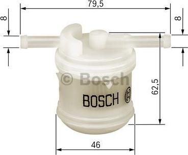 BOSCH 0 986 450 117 - Degvielas filtrs www.autospares.lv