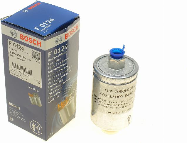 BOSCH 0 986 450 124 - Топливный фильтр www.autospares.lv