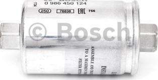 BOSCH 0 986 450 124 - Топливный фильтр www.autospares.lv