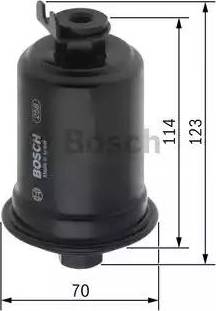 BOSCH 0 986 450 123 - Топливный фильтр www.autospares.lv