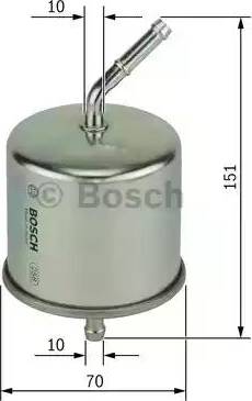 BOSCH 0 986 450 222 - Топливный фильтр www.autospares.lv