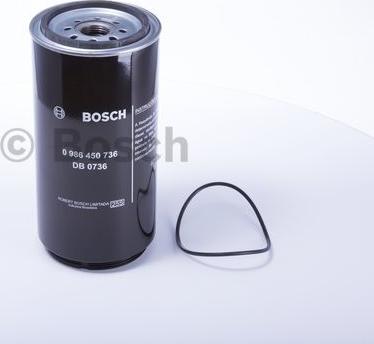 BOSCH 0 986 450 736 - Degvielas filtrs autospares.lv