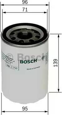 BOSCH 0 986 452 046 - Eļļas filtrs autospares.lv