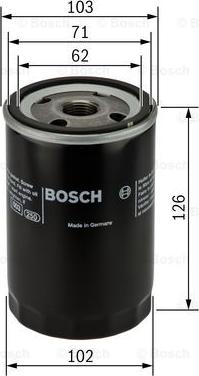 BOSCH 0 986 452 042 - Eļļas filtrs www.autospares.lv