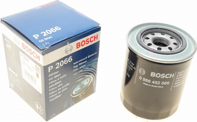 BOSCH 0 986 452 066 - Eļļas filtrs autospares.lv