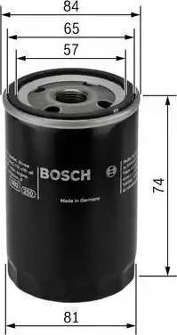 BOSCH P 3316 - Eļļas filtrs www.autospares.lv