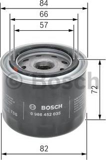 BOSCH 0 986 452 035 - Oil Filter www.autospares.lv