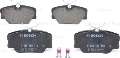 BOSCH 0 986 469 410 - Bremžu uzliku kompl., Disku bremzes www.autospares.lv