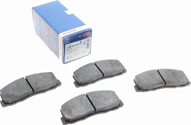 BOSCH 0 986 469 550 - Brake Pad Set, disc brake www.autospares.lv