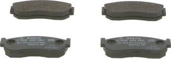 BOSCH 0 986 469 580 - Brake Pad Set, disc brake www.autospares.lv