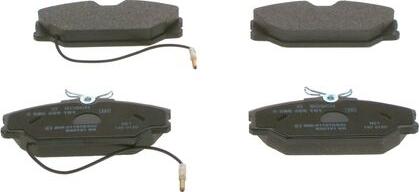 BOSCH 0 986 469 191 - Brake Pad Set, disc brake www.autospares.lv