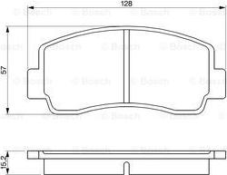 BOSCH 0 986 465 111 - Тормозные колодки, дисковые, комплект www.autospares.lv