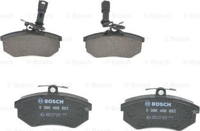 BOSCH 0 986 466 693 - Bremžu uzliku kompl., Disku bremzes www.autospares.lv