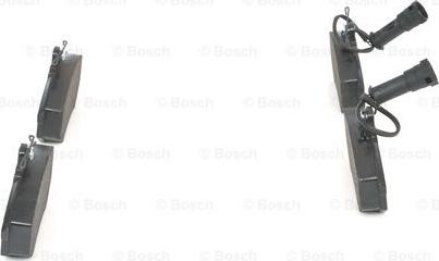 BOSCH 0 986 466 693 - Bremžu uzliku kompl., Disku bremzes www.autospares.lv