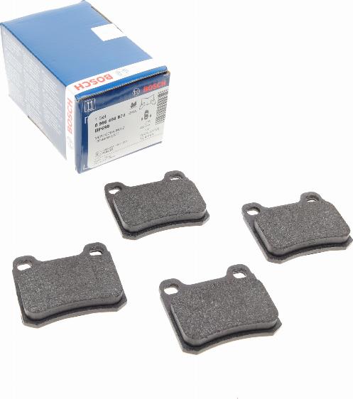 BOSCH 0 986 466 874 - Brake Pad Set, disc brake www.autospares.lv