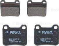 BOSCH 0 986 466 871 - Bremžu uzliku kompl., Disku bremzes www.autospares.lv