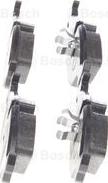 BOSCH 0 986 466 751 - Bremžu uzliku kompl., Disku bremzes www.autospares.lv