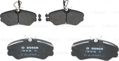 BOSCH 0 986 460 998 - Bremžu uzliku kompl., Disku bremzes www.autospares.lv