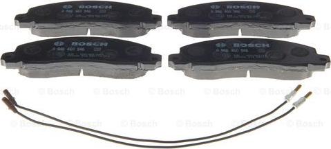 BOSCH 0 986 460 946 - Bremžu uzliku kompl., Disku bremzes www.autospares.lv