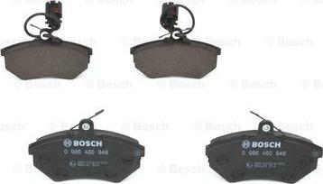 BOSCH 0 986 460 948 - Тормозные колодки, дисковые, комплект www.autospares.lv