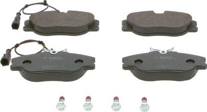 BOSCH 0 986 460 942 - Brake Pad Set, disc brake www.autospares.lv