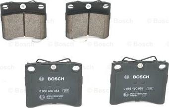 BOSCH 0 986 460 954 - Bremžu uzliku kompl., Disku bremzes autospares.lv