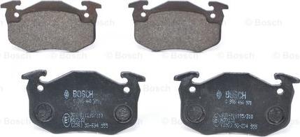 BOSCH 0 986 460 970 - Тормозные колодки, дисковые, комплект www.autospares.lv