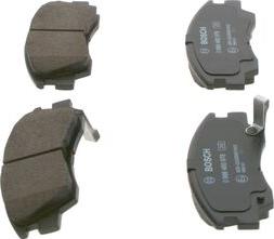 BOSCH 0 986 460 978 - Brake Pad Set, disc brake www.autospares.lv