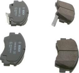 BOSCH 0 986 460 978 - Brake Pad Set, disc brake www.autospares.lv