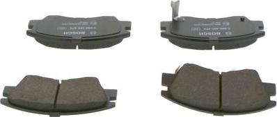 BOSCH 0 986 460 978 - Brake Pad Set, disc brake www.autospares.lv