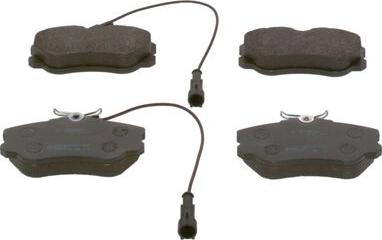 BOSCH 0 986 460 973 - Brake Pad Set, disc brake www.autospares.lv