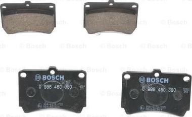 BOSCH 0 986 460 390 - Bremžu uzliku kompl., Disku bremzes www.autospares.lv