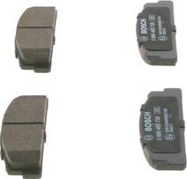 BOSCH 0 986 460 736 - Тормозные колодки, дисковые, комплект www.autospares.lv