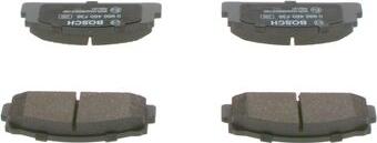 BOSCH 0 986 460 736 - Тормозные колодки, дисковые, комплект www.autospares.lv