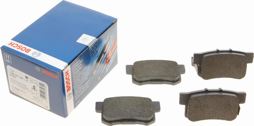 BOSCH 0 986 461 006 - Bremžu uzliku kompl., Disku bremzes www.autospares.lv