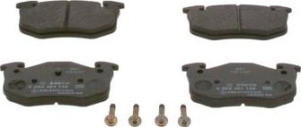 BOSCH 0 986 461 149 - Brake Pad Set, disc brake www.autospares.lv