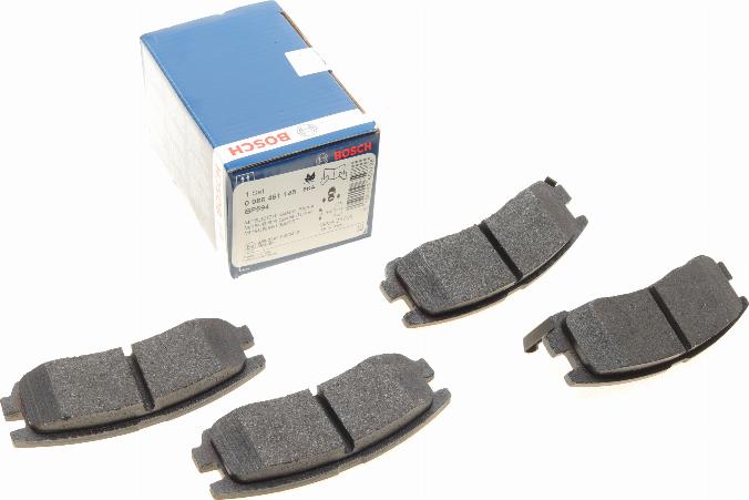 BOSCH 0 986 461 145 - Brake Pad Set, disc brake www.autospares.lv