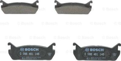 BOSCH 0 986 461 146 - Bremžu uzliku kompl., Disku bremzes www.autospares.lv